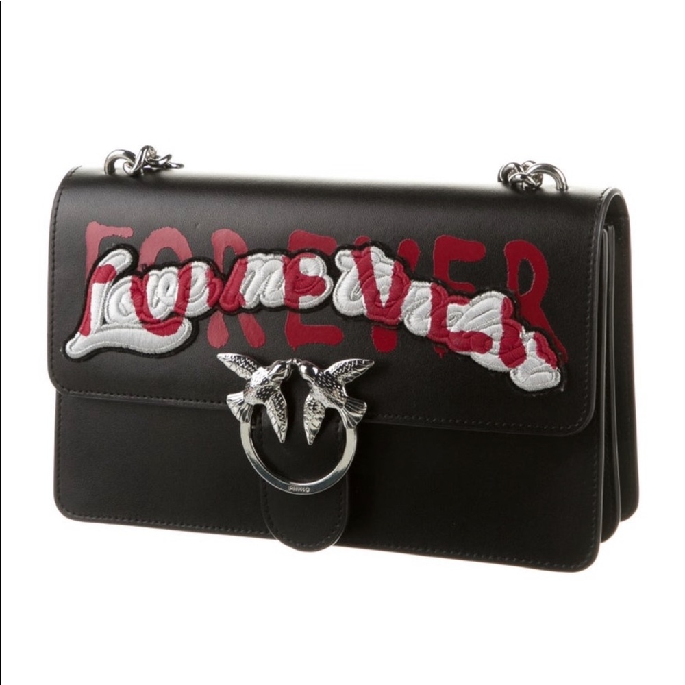 TRADE Black Chain Love Me Tender Forever Chain Bag